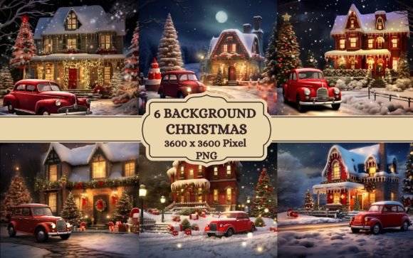 3D Christmas Background: Festive Digital Design Assets