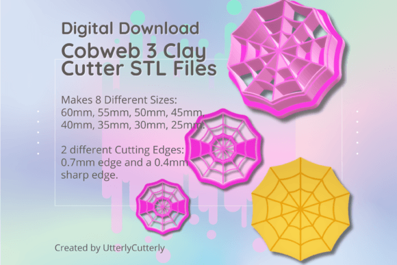 Clay Cutter STL File - Cobweb 3: Evaluating Design Versatility and Print Specifications