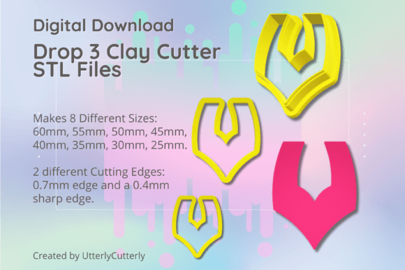 Clay Cutter STL File - Drop 3: Technical Specifications and Practical Application