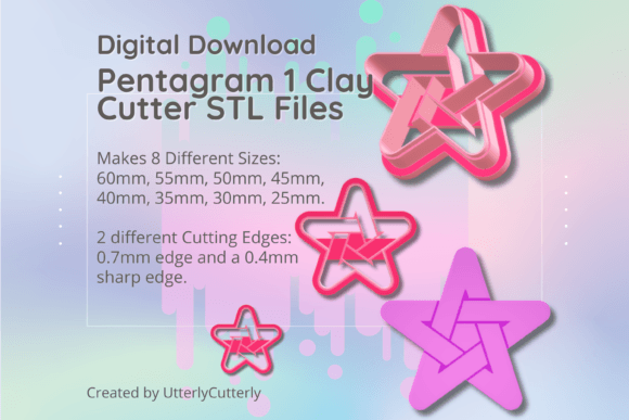 Clay Cutter STL File - Pentagram 1: Optimizing Your Whimsigoth Designs