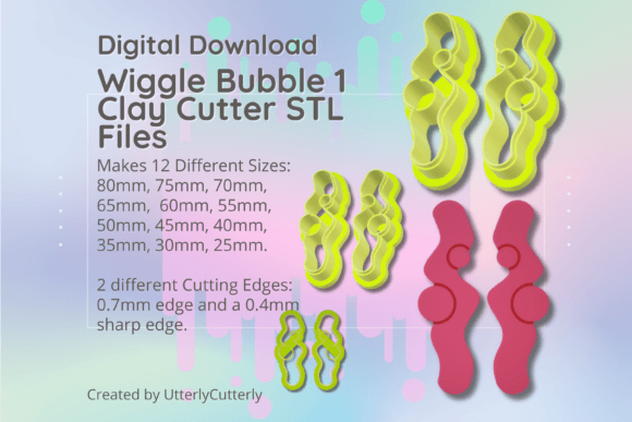 Clay Cutter STL File - Wiggle Bubble 1: Integrating Digital Assets into Your Creative Workflow