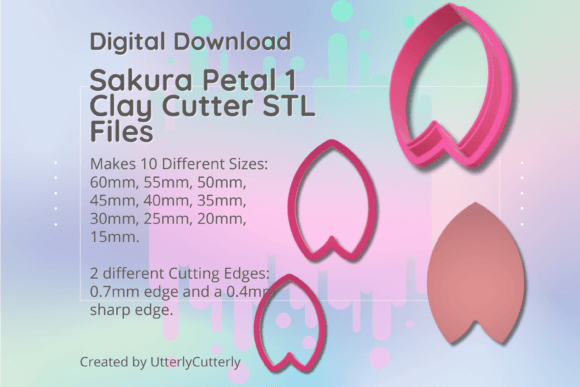 Clay Cutter STL- Sakura Cherry Blossom: Integrating Digital Assets into Creative Workflows