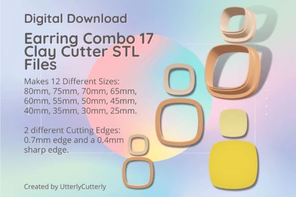 Earring Combo 17 Clay Cutter: Strategic Asset for Digital Fabrication and Product Development