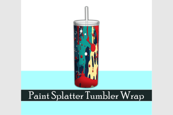 Elevating Drinkware Design: The Strategic Value of Paint Splatter 3D Tumbler Wraps