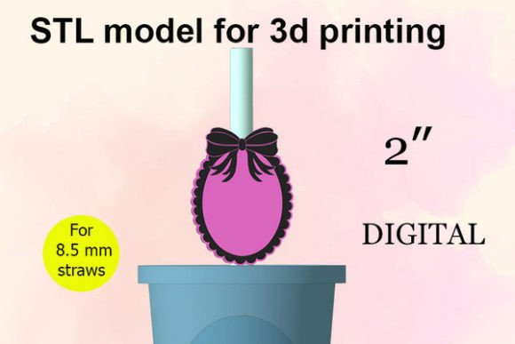 Elevating Event Design: The Strategic Value of the Frame Straw Topper STL File