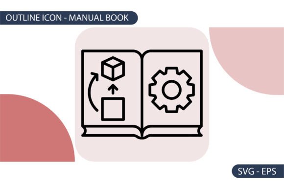 Manual Book Icon for Modern Design