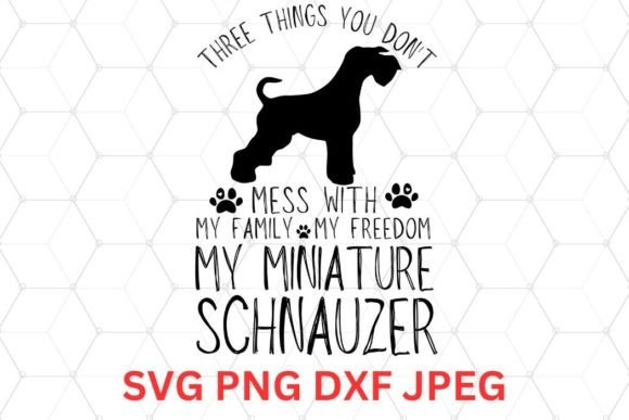 Miniature Schnauzer Dog SVG, PNG, DXF: A Digital Crafting Guide