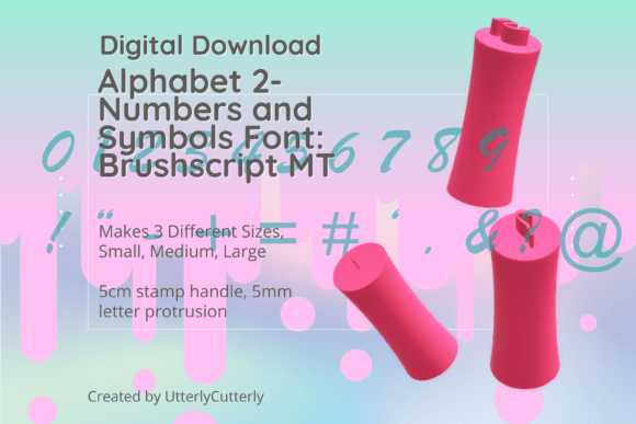 Numbers and Symbols Font 2 Stamp Stl Fil: Evaluating Digital Assets for Custom Embossing