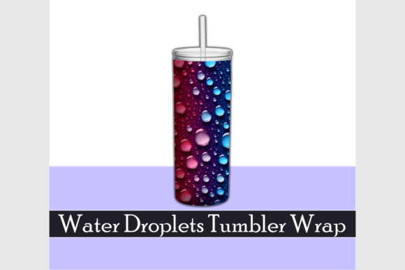 Rainbow Water Drops 3D Tumbler Wrap: Design Evaluation and Usage Guide