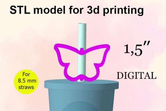 Simple Butterfly Straw Topper STL File: A Practical Guide to Printing and Usage